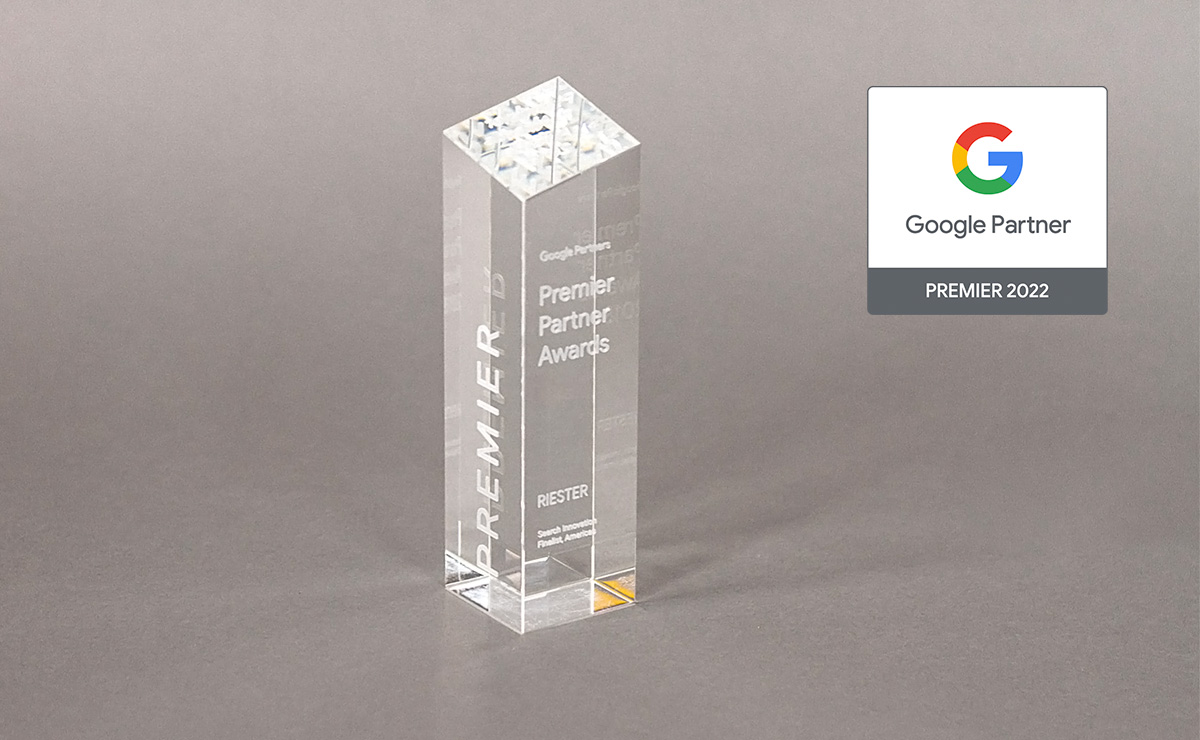 Google Premier partner awards and logo