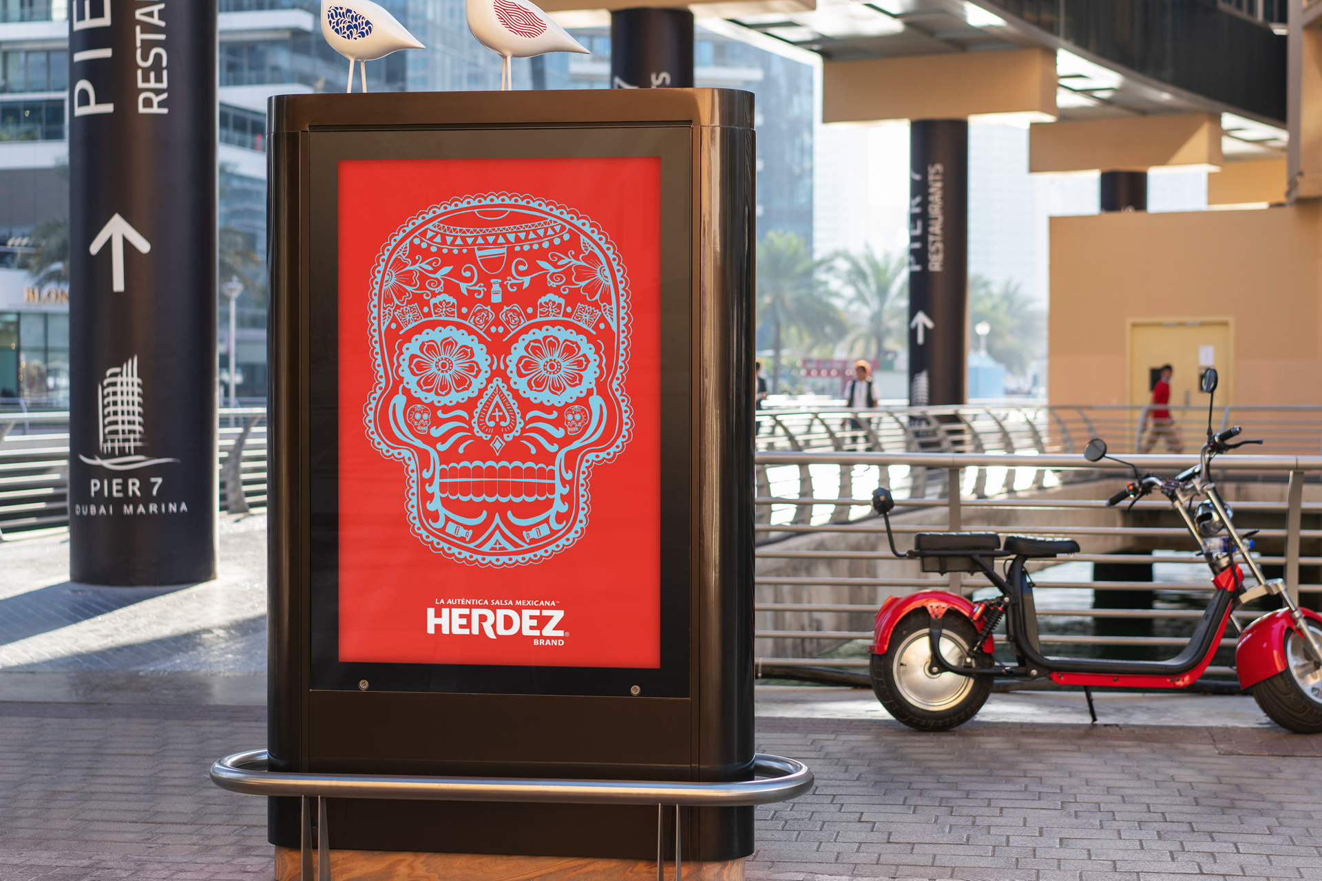 Image for CS-Herdez-OOH Red Poster Mockup