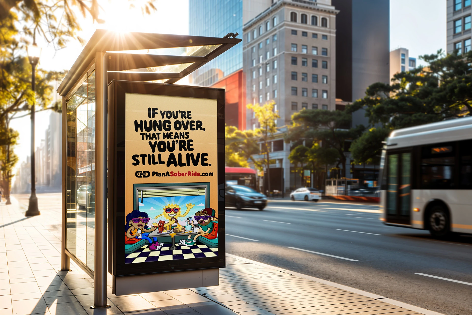 Image for CHP DDP bus shelter Hung Over